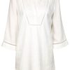 Women Maryan Mehlhorn | Ladder Lace Tunic Natural White