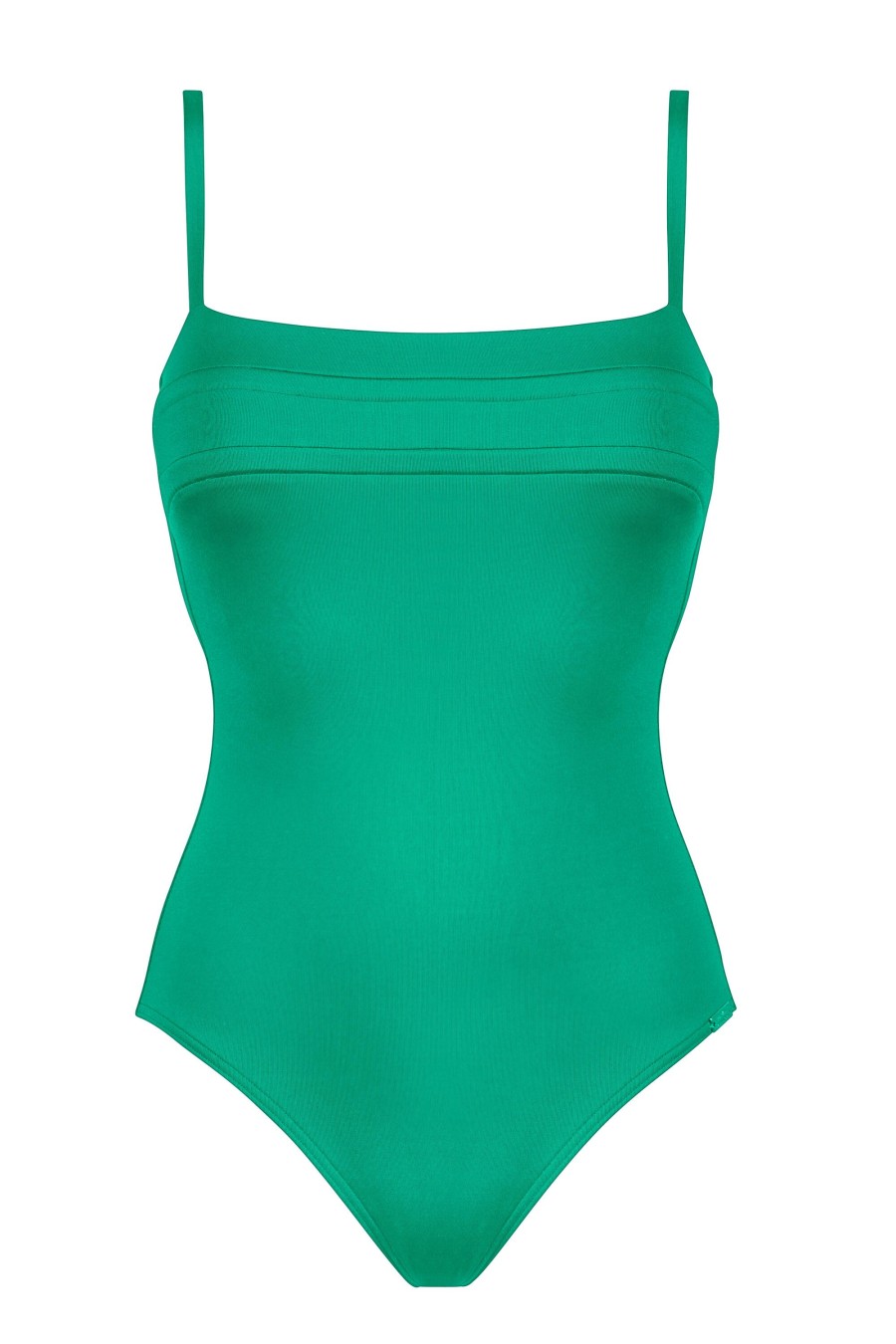 Women Maryan Mehlhorn | Minimalist-Cut Swimsuit Verdant