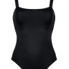 Women Maryan Mehlhorn | Square-Shape Swimsuit Black