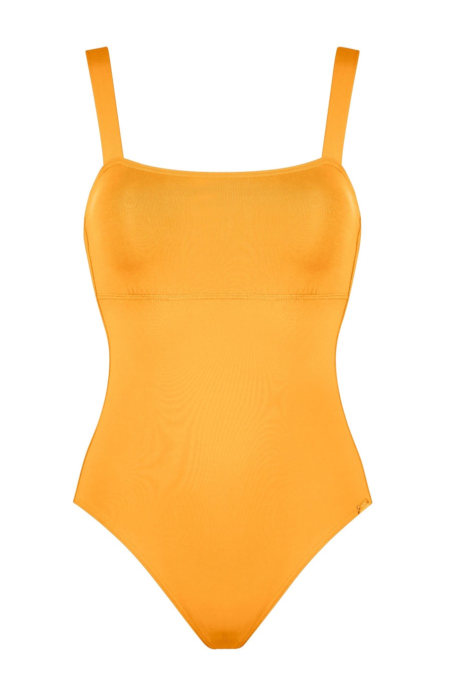 Women Maryan Mehlhorn | Square-Shape Swimsuit Mineral Yellow