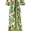 Women Maryan Mehlhorn | Midi Dress Cream-Green