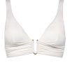 Women Maryan Mehlhorn | Long-Line Bikini Top Natural White