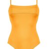 Women Maryan Mehlhorn | Minimalist-Cut Swimsuit Mineral Yellow