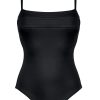 Women Maryan Mehlhorn | Minimalist-Cut Swimsuit Black