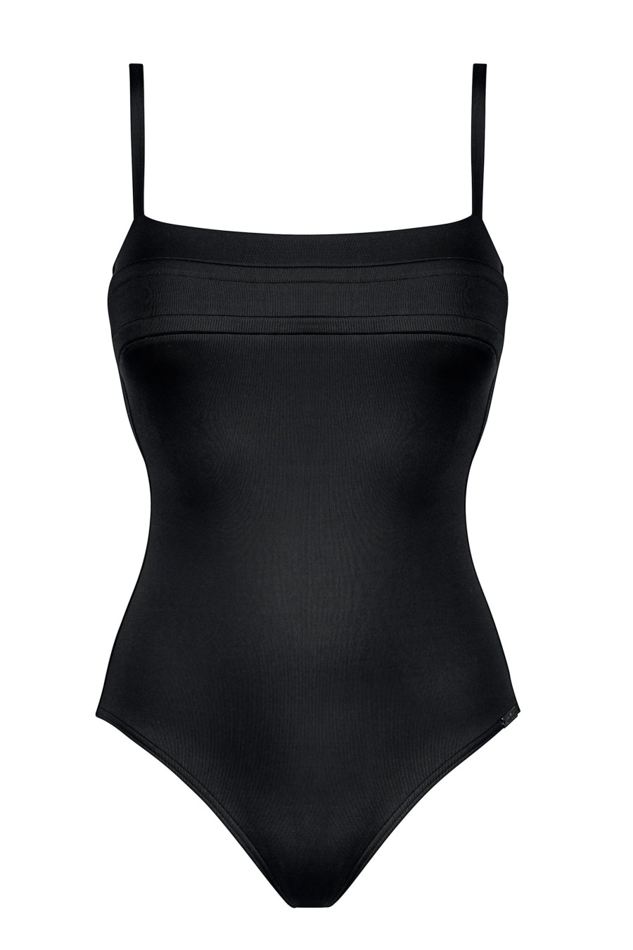 Women Maryan Mehlhorn | Minimalist-Cut Swimsuit Black