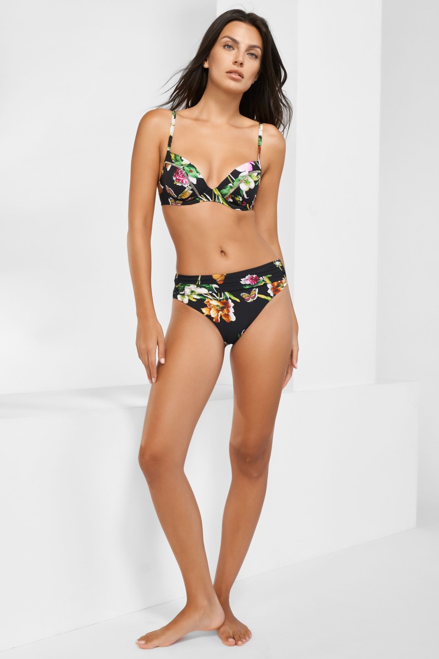 Women Maryan Mehlhorn | Gathered Bottoms Black-Brights