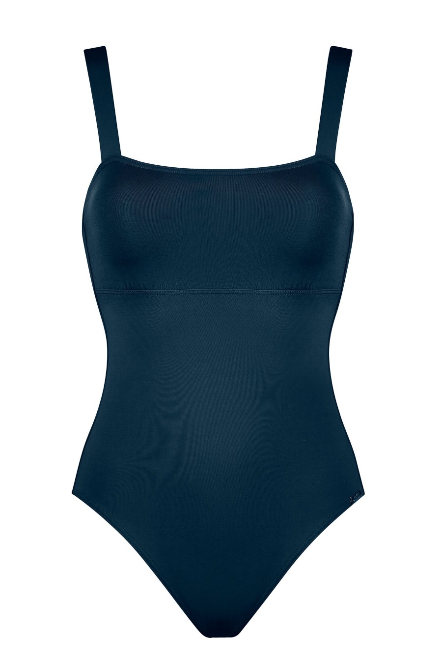 Women Maryan Mehlhorn | Square-Shape Swimsuit Deep Ocean