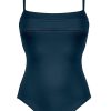 Women Maryan Mehlhorn | Minimalist-Cut Swimsuit Deep Ocean