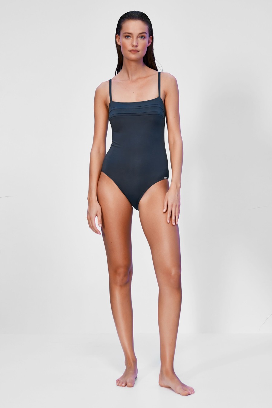 Women Maryan Mehlhorn | Minimalist-Cut Swimsuit Deep Ocean