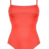 Women Maryan Mehlhorn | Minimalist-Cut Swimsuit Magma