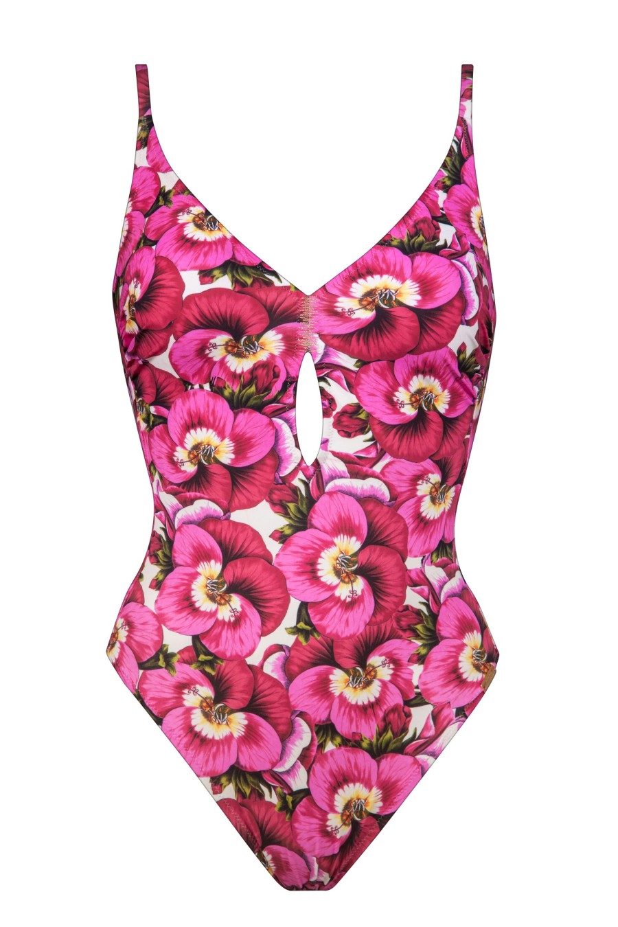 Women Maryan Mehlhorn | Cut-Out Swimsuit Pansy Pink