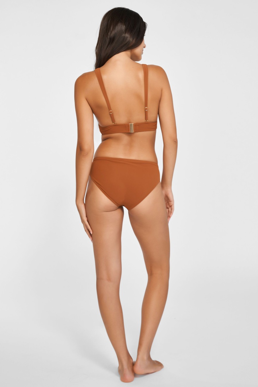 Women Maryan Mehlhorn | Low-Plunge Top Whisky